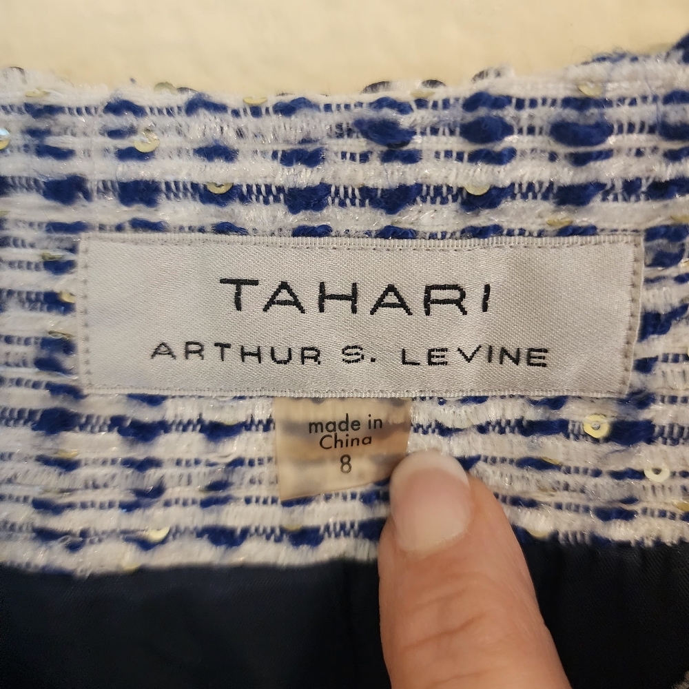 Tahari Bouclé Topper Jacket & Sheath Dress - Picture 2 of 15